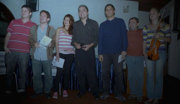 T.I.PO presentando su primer libro en la Peña Literaria Manuel F. Rugeles
