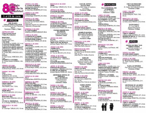 Programa Nacional del ciclo de cine de la Diversidad 