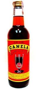 botella de canela