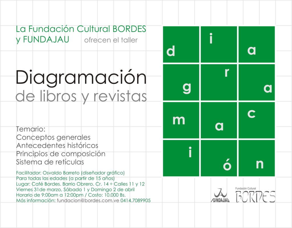 carteles bordes diagramacion