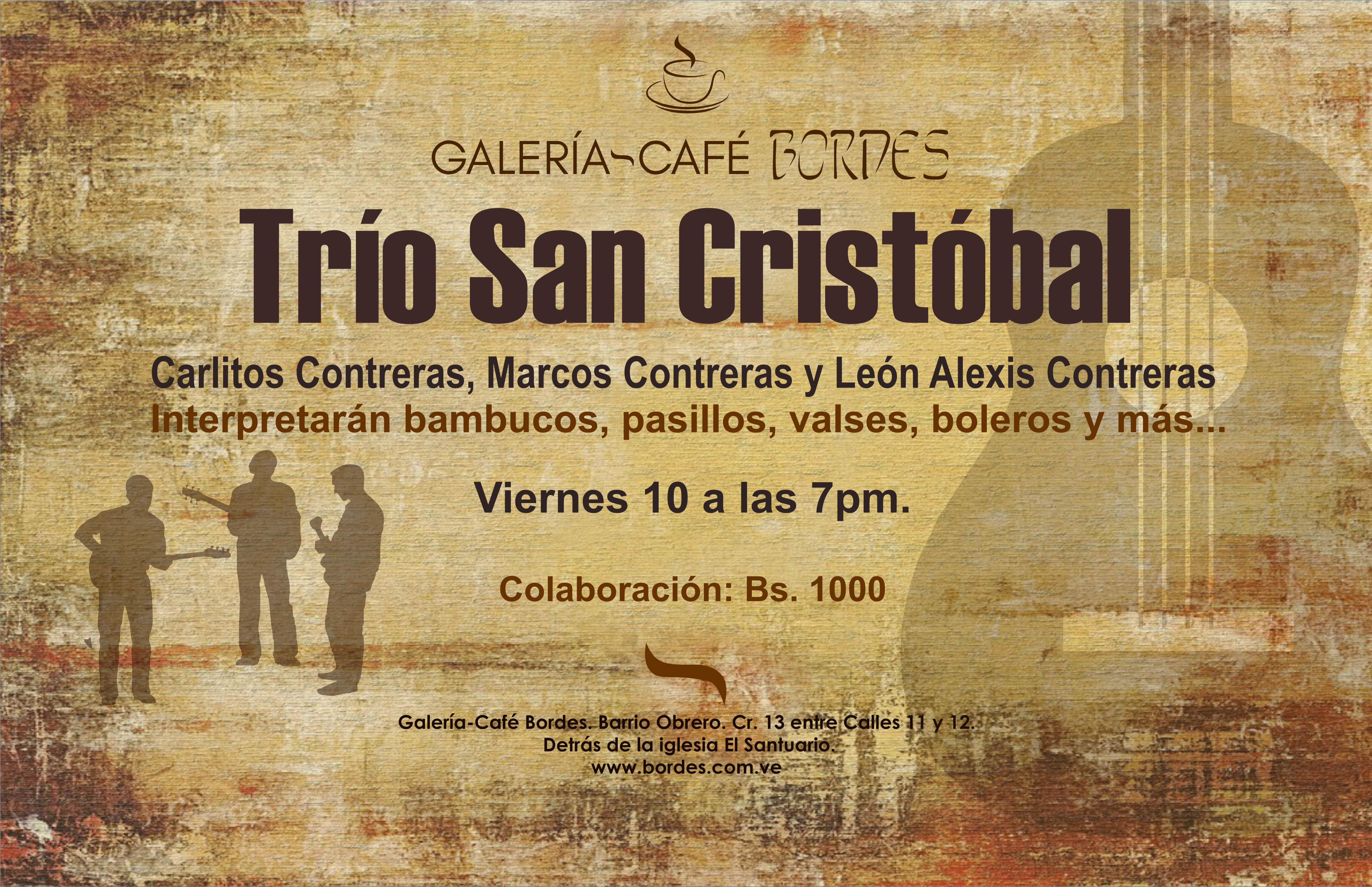 carteles bordes trio san cristobal